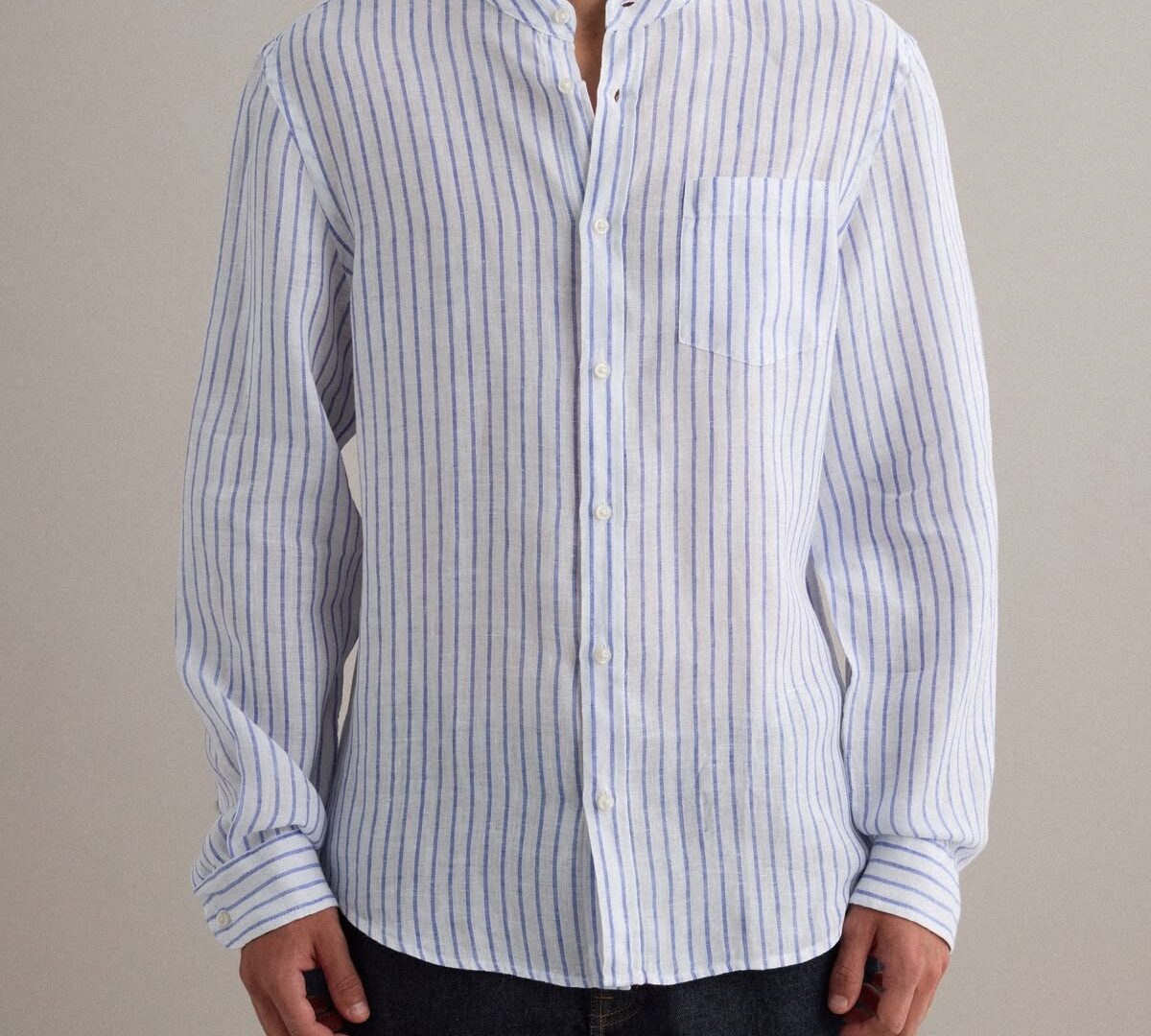 Mandarin Collar Shirt
