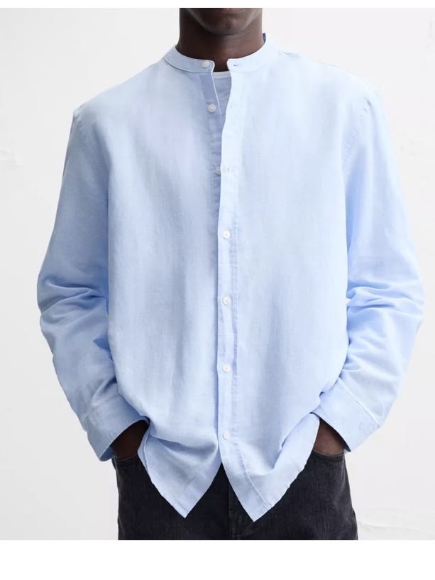 Mandarin Collar Shirt