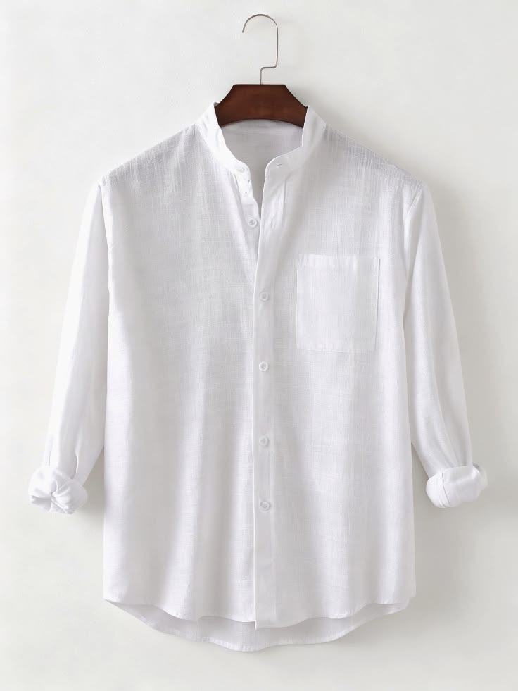 Mandarin Collar Shirt